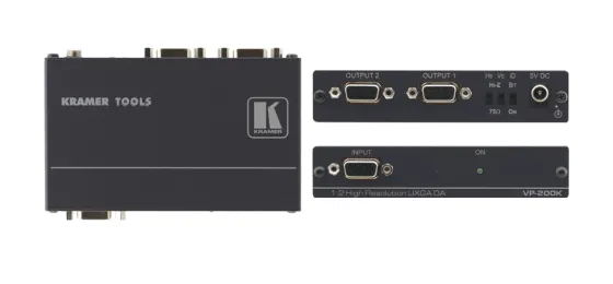 Distributeur Amplificateur Kramer VP-200K Vidéo Informatique Graphique 1:2