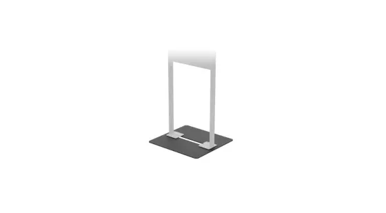 DynaScan IPK-W socle à roulettes pour présentoirs DW