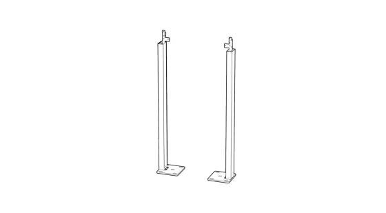 DynaScan ISKLR-1050 support au sol pour présentoirs DW Clean-Back