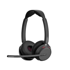EPOS IMPACT 1061 ANC Micro-casque stéréo Bluetooth avec Active Noice Cancelling (ANC) incl. socle de chargement sans contact (Charging Stand)
