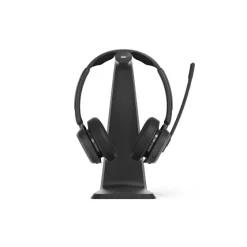 EPOS IMPACT 1061 ANC Micro-casque stéréo Bluetooth avec Active Noice Cancelling (ANC) incl. socle de chargement sans contact (Charging Stand)