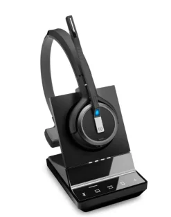 EPOS IMPACT SDW 5036T - Micor-casque mono DECT/Bluetooth sans fil USB-A/USB-C avec station de base | Certifié pour Microsoft Teams