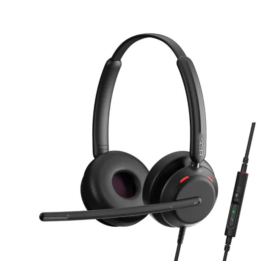 EPOS IMPACT 760T - Micro-casque filaire stéréo USB-A / USB-C | Certifié pour Microsoft Teams