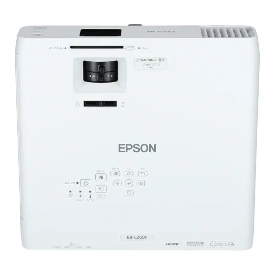 Epson EB-L260F Vidéoprojecteur, 1920 x 1080 Full HD, 4600 Lumen