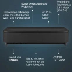 Epson EH-LS800B Vidéoprojecteur, 3840 x 2160 4K UHD, 4000 Lumen