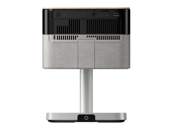 Epson Lifestudio Flex EF-72 vidéoprojecteur intelligent 4K portable avec son Bose, Google TV et support réglable, chêne