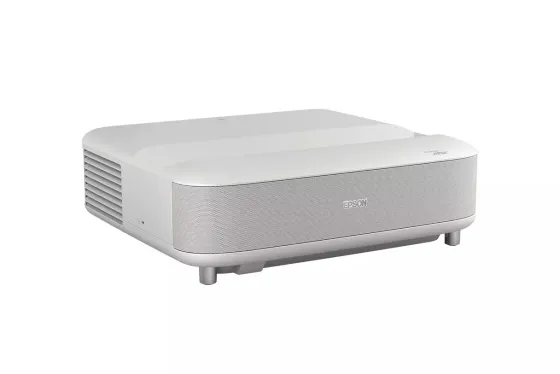 Epson Lifestudio Grand EH-LS670W vidéoprojecteur laser intelligent 4K avec projection à ultra-courte focale, son Bose, Google TV