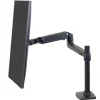 Ergotron Bras pour écran LX avec colonne haute, support de table | Taille de l'écran : 34 pouces | noir mat