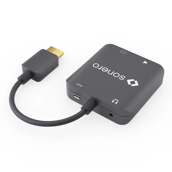 Extracteur Audio OneAV HDMI 4K Noir