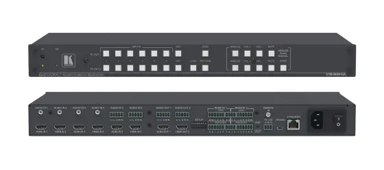 Grille de commutation Automatique HDM/Audio Kramer VS-62HA 4K UHD 6x2