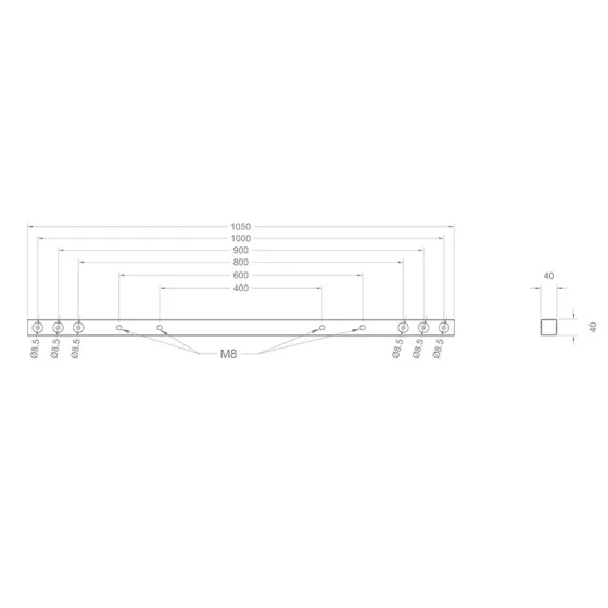 Hagor Adapter VESA 1000/900/800 - en option pour étendre la norme VESA