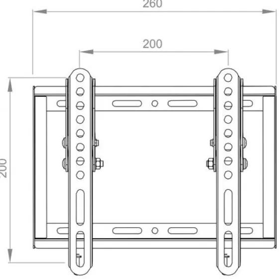 Hagor BL Tilt 200 Support mural inclinable