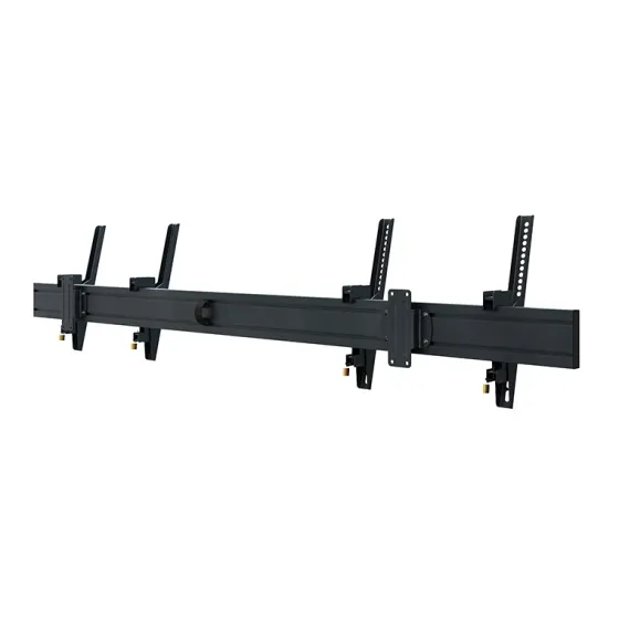 Hagor comPROnents® Menuboard Support mural pour 2 écrans 46-65" Landscape |max.VESA 600x400