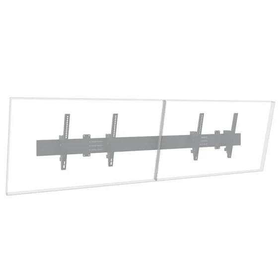 Hagor comPROnents® Menuboard Support mural pour 2 écrans 46-65" Landscape |max.VESA 600x400