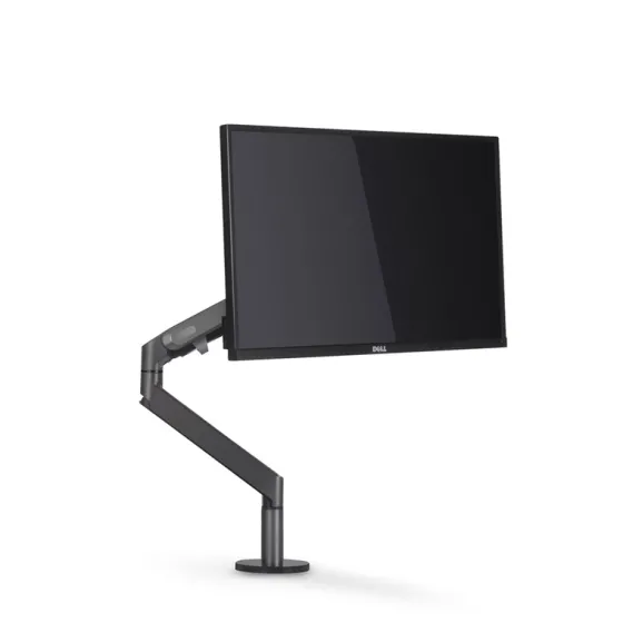 Hagor HA Bras de levage à gaz medium Support de table pour un écran, jusqu'à 9kg de charge
