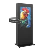 Hagor HP Kiosk 46" FS - Borne B2B d'intérieur pour deux écrans, dos à dos | format portrait | taille de l'écran : 2 × 46″