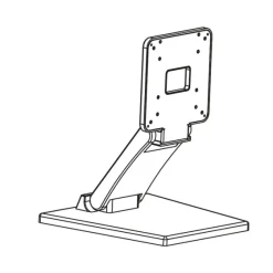 Hagor HP POS Mount support de bureau adapté aux écrans de 13 à 24 pouces