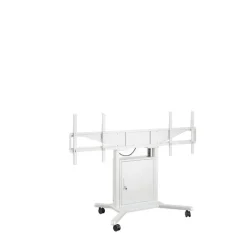 Hagor HP Twin Lift M-DW système de levage mobile, électrique et motorisé, réglable en hauteur, pour deux écrans placés côte à côte (side-by-side)