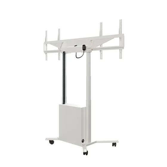 Hagor HP Twin Lift M-DW système de levage mobile, électrique et motorisé, réglable en hauteur, pour deux écrans placés côte à côte (side-by-side)