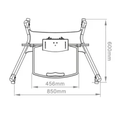 Hagor HP Twin Stand - système de support mobile - 32-55