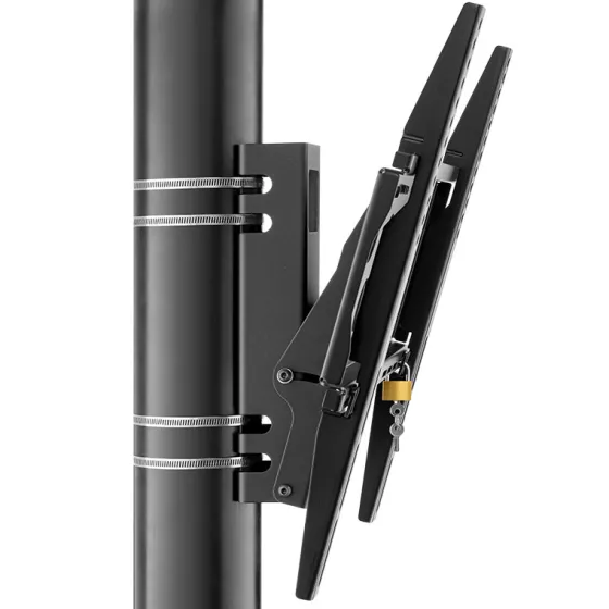 Hagor PLW Adaptateur pour colonne - support inclinable pour fixation sur colonne | max. 400x400 | charge admissible 30 kg