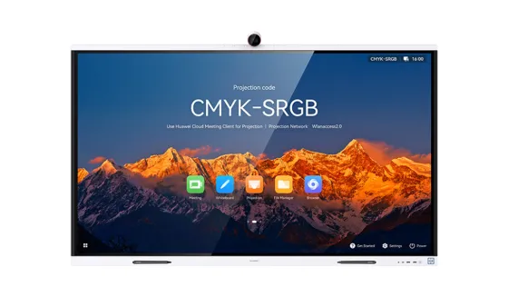 Huawei IdeaHub S2 65 Tableau collaboratif avec prise en charge BYOM et résolution 4K pour les environnements professionnels