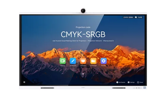Huawei Tableau collaboratif IdeaHub S2 75 avec prise en charge BYOM et résolution 4K pour les environnements professionnels