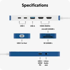 Hyper HyperDrive® Flex 9 Station d'accueil HDMI double 4K