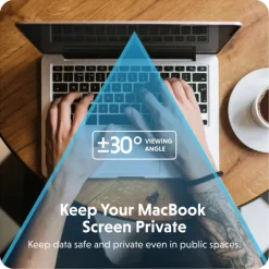 Hyper HyperShield Protecteur d'écran magnétique préservant la confidentialité pour MacBook Air 13,6 pouces