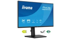 iiyama Écran ProLite XB2491H-B1 de 24 pouces doté d'une dalle IPS, d'un taux de rafraîchissement de 120 Hz et de bords fins sur les quatre côtés