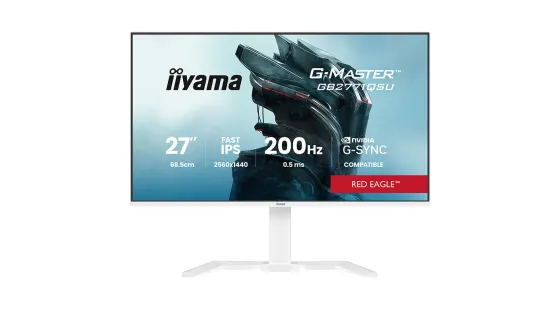 iiyama GB2771QSU-W1 Écran de jeu G-MASTER Red Eagle 27 pouces avec socle réglable en hauteur et concentrateur USB