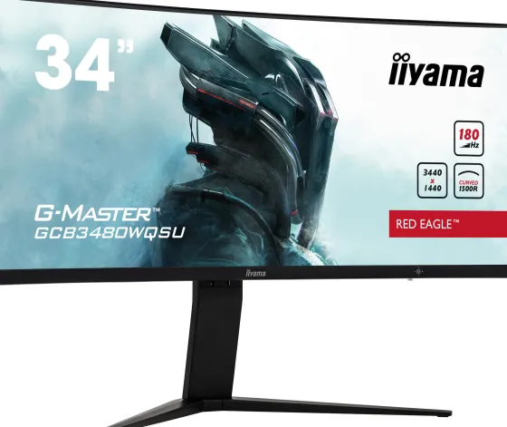 iiyama GCB3480WQSU-B1 - Moniteur VA 34", 3840 x 2160 4K UHD, 180Hz, 0,4ms