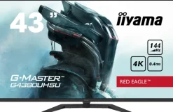 iiyama G-MASTER G4380UHSU-B1 43" VA Moniteur, 3840 x 2160 4K UHD, 144Hz, 0,4ms