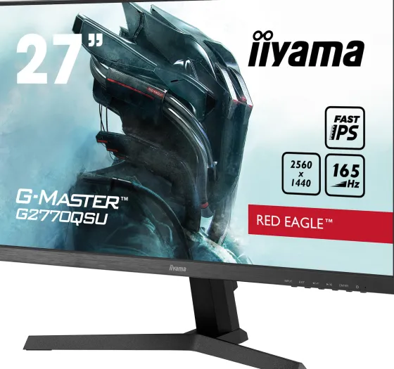 iiyama G2770QSU-B1 27" IPS Moniteur, 2560 x 1440 QHD / WQHD, 165Hz, 1ms
