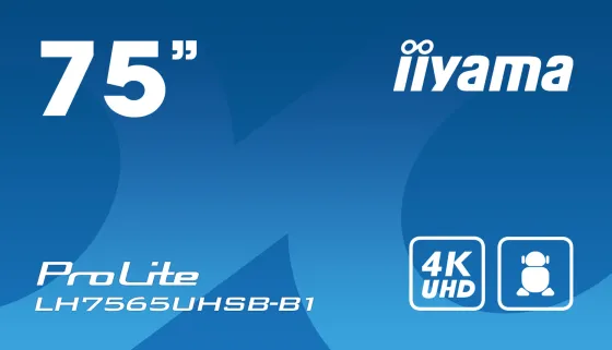 iiyama LH7565UHSB-B1 - Display 75"