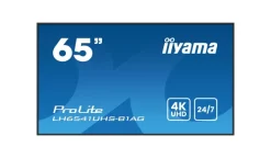 iiyama ProLite LH6541UHS-B2 Écran d'affichage numérique de 65 pouces avec une résolution 4K UHD et un fonctionnement 24 heures sur 24, 7 jours sur 7