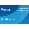 iiyama ProLite LH5064UHS-B1AG Écran d'affichage numérique 4K UHD 50 pouces avec options avancées de contrôle et de connectivité