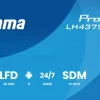 iiyama ProLite LH4375UHS-B2AG écran d'affichage numérique 4K de 43 pouces avec disponibilité 24 heures sur 24, 7 jours sur 7, système d'exploitation Android, fonction de basculement en cas de défaillance du signal et emplacement pour module SDM Intel®