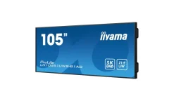 iiyama ProLite LH10551UWS-B1AG Écran professionnel 5K UW de 105 pouces pour affichage panoramique 21:9 spécialisé dans les environnements commerciaux.
