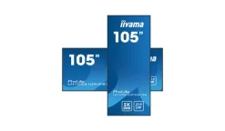 iiyama ProLite LH10551UWS-B1AG Écran professionnel 5K UW de 105 pouces pour affichage panoramique 21:9 spécialisé dans les environnements commerciaux.