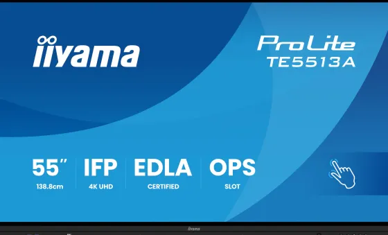 iiyama ProLite TE5513A-B1AG écran interactif de 55 pouces pour une intégration et une collaboration optimales dans les environnements éducatifs et professionnels