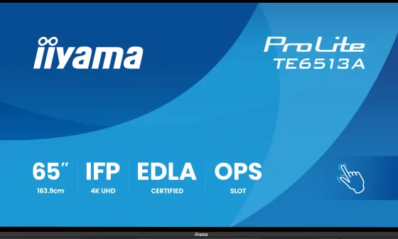 iiyama ProLite TE6513A-B1AG écran interactif de 65 pouces pour une intégration et une collaboration fluides dans les environnements éducatifs et professionnels