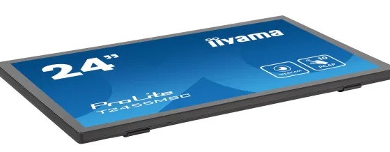 iiyama ProLite T2455MSC-B1 moniteur PCAP multitactile 10 points de 24 pouces avec webcam intégrée et support flexible