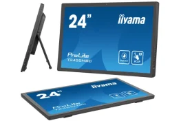 iiyama ProLite T2455MSC-B1 moniteur PCAP multitactile 10 points de 24 pouces avec webcam intégrée et support flexible