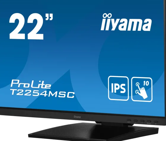 iiyama ProLite T2254MSC-B1AG 22" Touchscreen-Monitor 22" Display tactile