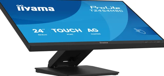 iiyama ProLite T2454MSC-B3AG écran tactile PCAP 10 points InCell 24 pouces avec technologie IPS, revêtement antireflet et support flexible