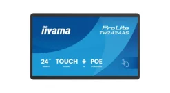 iiyama ProLite TW2424AS-B3P PC avec écran tactile PCAP 10 points de 24 pouces, équipé du système d'exploitation Android, de la technologie Power over Ethernet (PoE) et d'iiSignage².