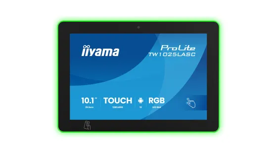 iiyama ProLite TW1025LASC-B3PNR PC avec écran tactile PCAP 10 points de 10,1 pouces et système d'exploitation Android