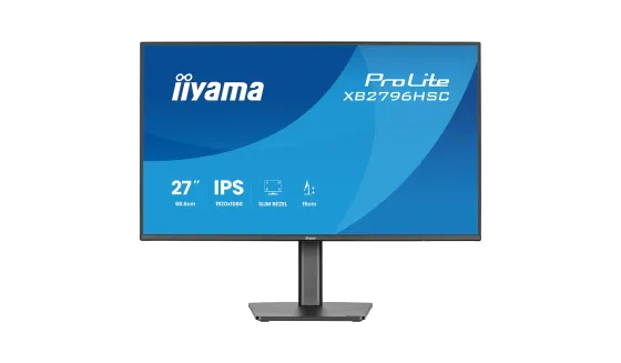 iiyama ProLite XB2796HSC-B1 Moniteur 27 pouces avec un taux de rafraîchissement de 144 Hz et un support réglable en hauteur