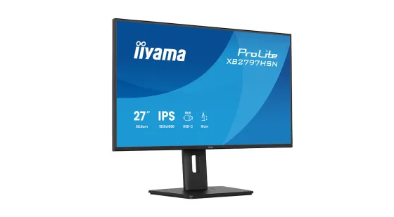 iiyama ProLite XB2797HSN-B1 Écran Full HD de 27 pouces avec station d'accueil USB-C et port Ethernet